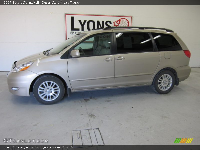 Desert Sand Mica / Taupe 2007 Toyota Sienna XLE