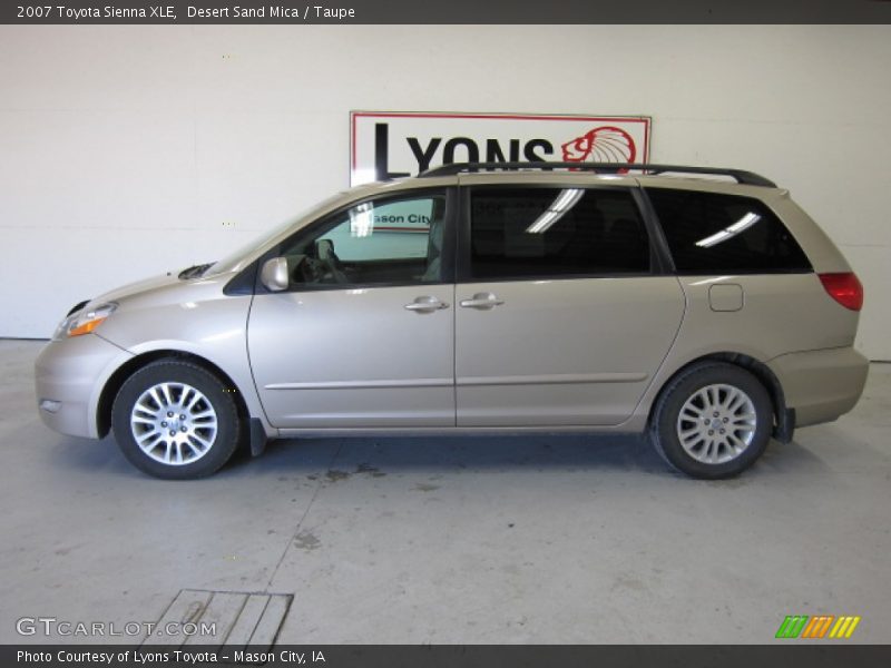 Desert Sand Mica / Taupe 2007 Toyota Sienna XLE