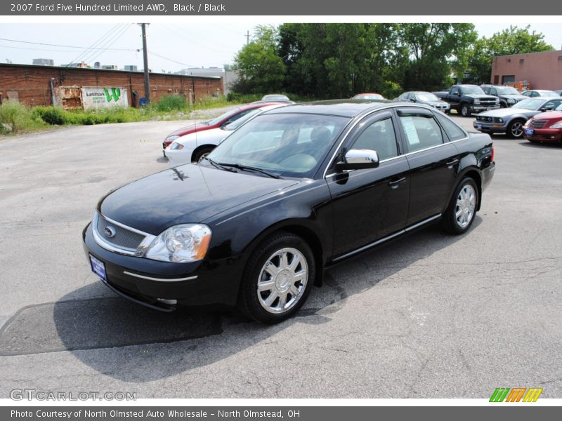 Black / Black 2007 Ford Five Hundred Limited AWD