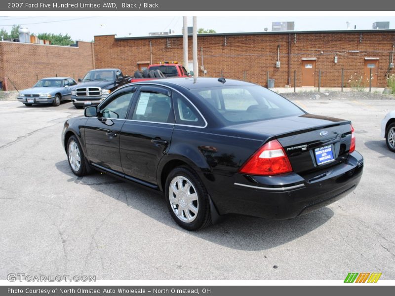 Black / Black 2007 Ford Five Hundred Limited AWD
