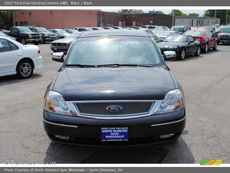 Black / Black 2007 Ford Five Hundred Limited AWD
