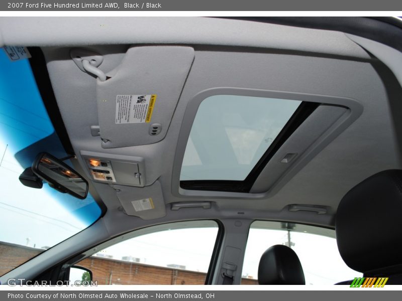 Black / Black 2007 Ford Five Hundred Limited AWD
