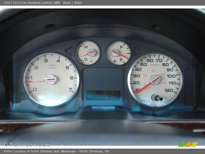  2007 Five Hundred Limited AWD Limited AWD Gauges