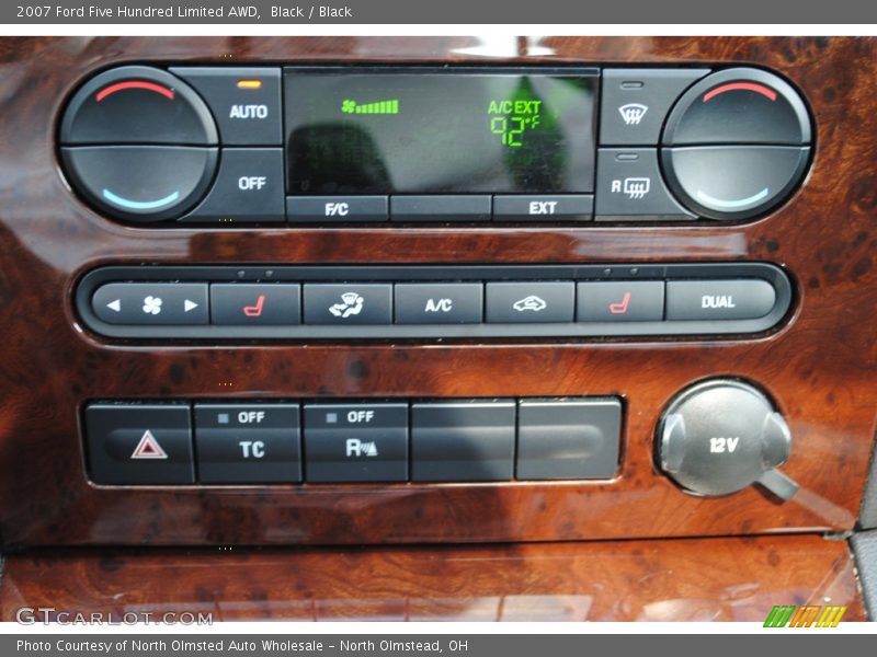 Controls of 2007 Five Hundred Limited AWD