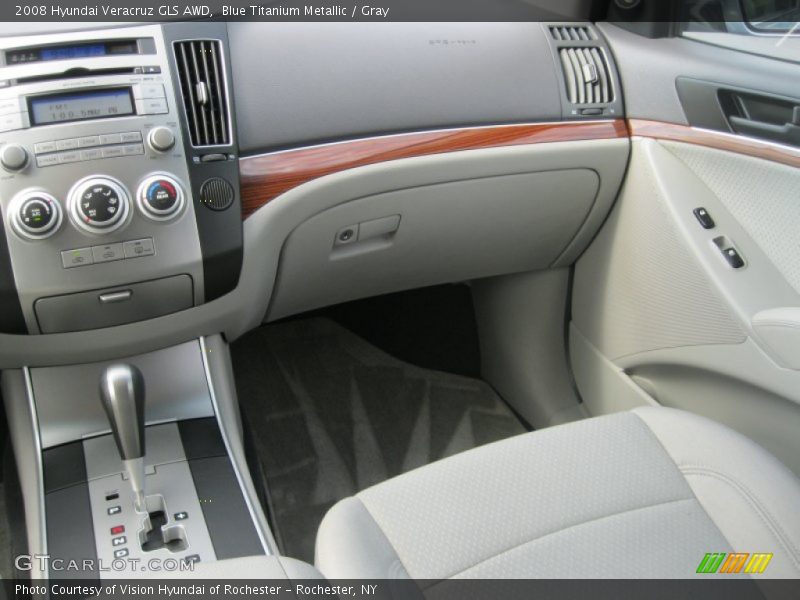 Blue Titanium Metallic / Gray 2008 Hyundai Veracruz GLS AWD