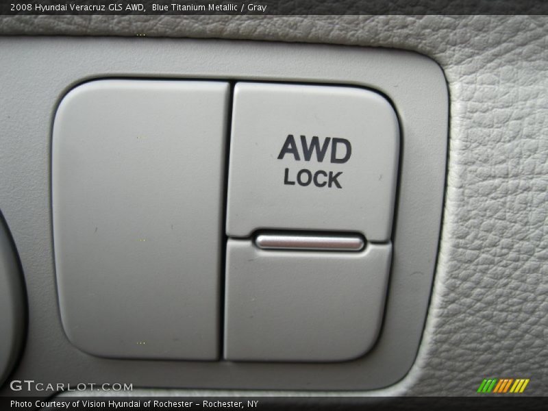 Blue Titanium Metallic / Gray 2008 Hyundai Veracruz GLS AWD
