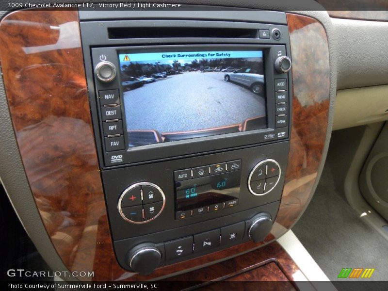 Victory Red / Light Cashmere 2009 Chevrolet Avalanche LTZ