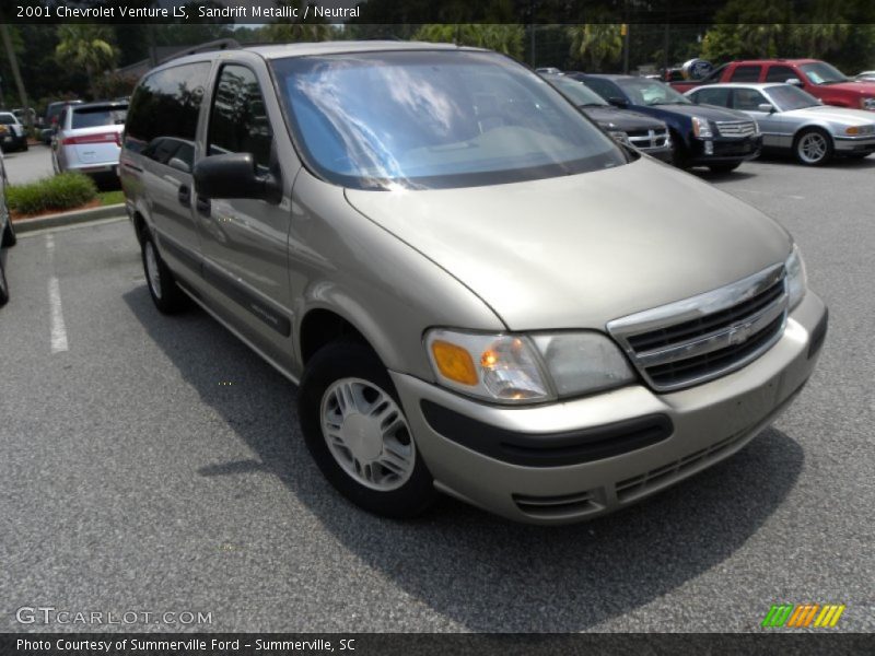 Sandrift Metallic / Neutral 2001 Chevrolet Venture LS