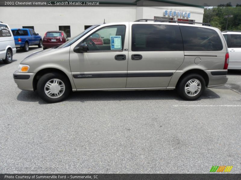Sandrift Metallic / Neutral 2001 Chevrolet Venture LS