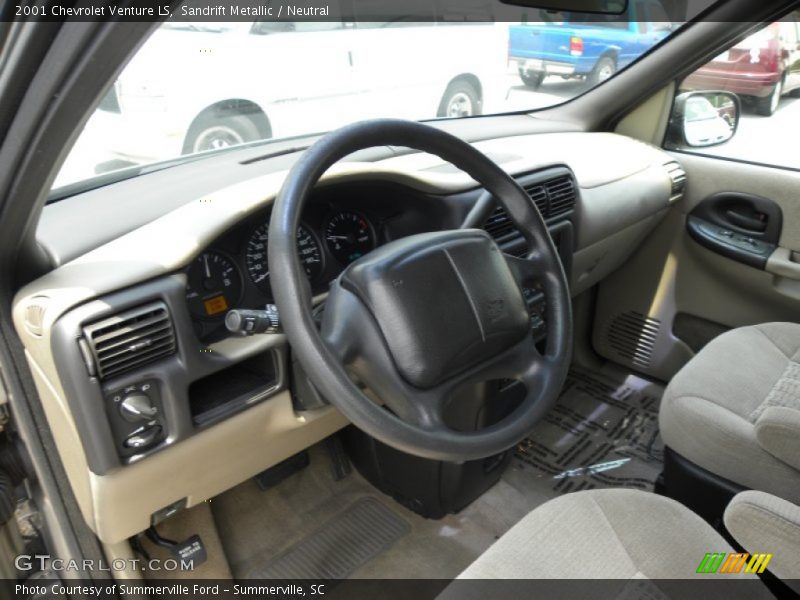 Sandrift Metallic / Neutral 2001 Chevrolet Venture LS