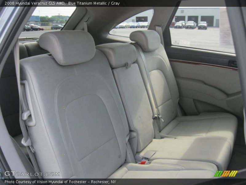 Blue Titanium Metallic / Gray 2008 Hyundai Veracruz GLS AWD