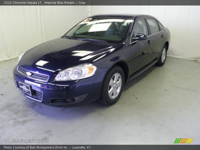 Imperial Blue Metallic / Gray 2010 Chevrolet Impala LT