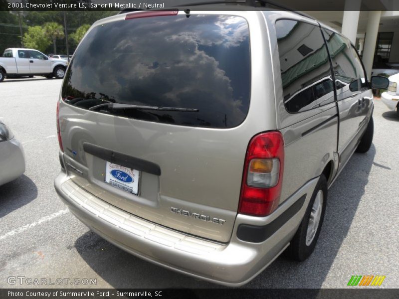 Sandrift Metallic / Neutral 2001 Chevrolet Venture LS