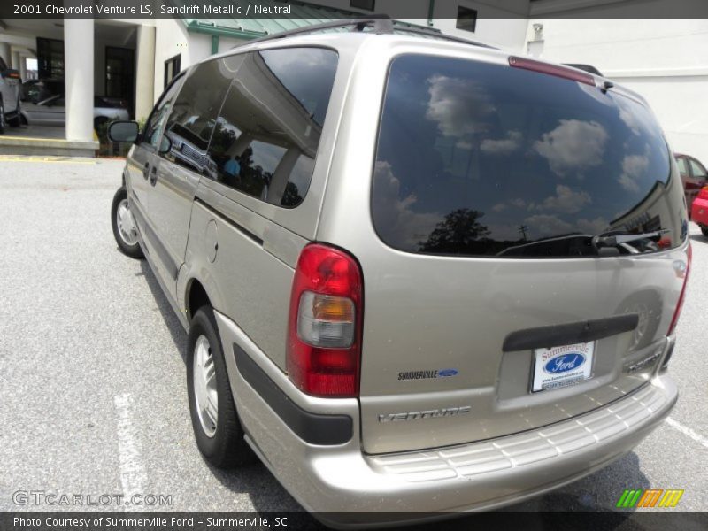 Sandrift Metallic / Neutral 2001 Chevrolet Venture LS