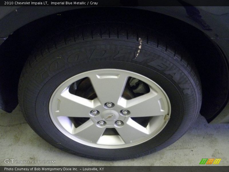 Imperial Blue Metallic / Gray 2010 Chevrolet Impala LT