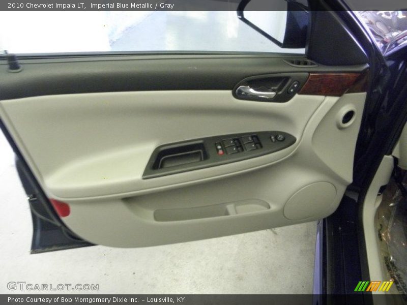 Imperial Blue Metallic / Gray 2010 Chevrolet Impala LT