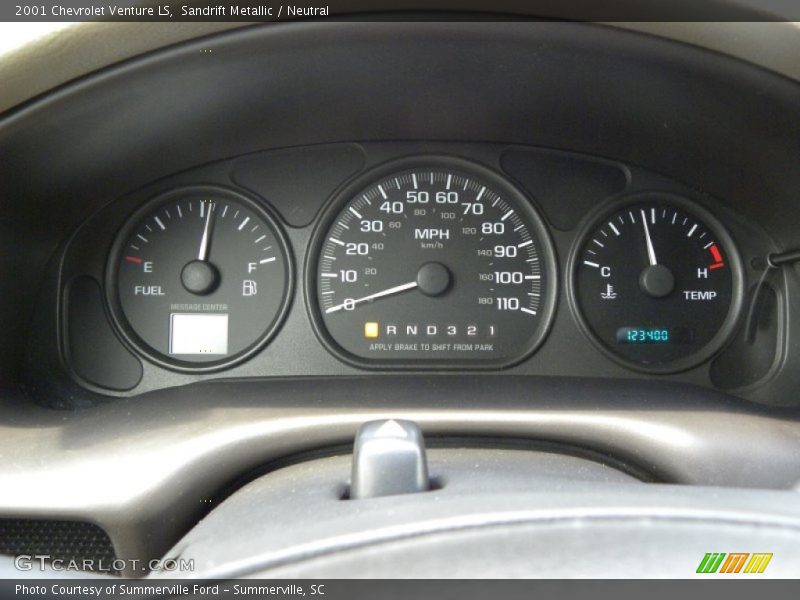 Sandrift Metallic / Neutral 2001 Chevrolet Venture LS