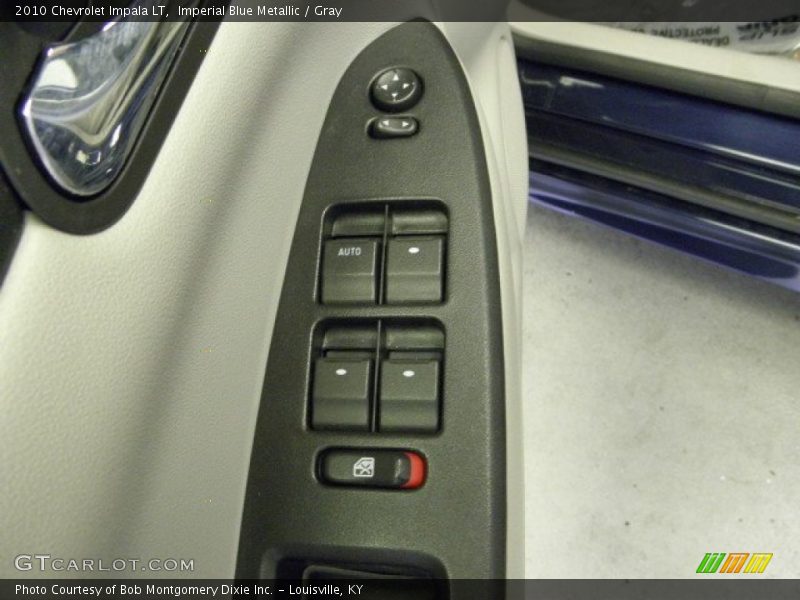 Imperial Blue Metallic / Gray 2010 Chevrolet Impala LT