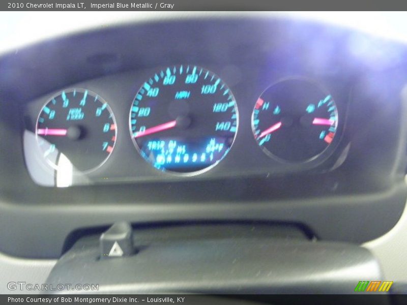 Imperial Blue Metallic / Gray 2010 Chevrolet Impala LT