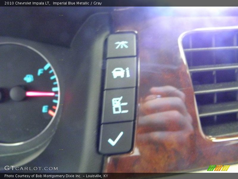 Imperial Blue Metallic / Gray 2010 Chevrolet Impala LT