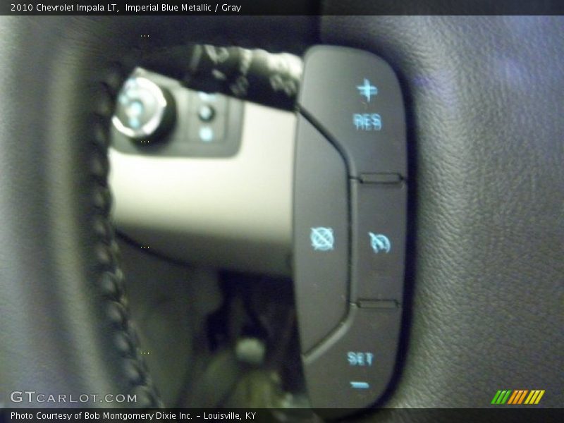 Imperial Blue Metallic / Gray 2010 Chevrolet Impala LT