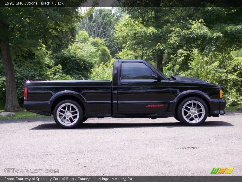 Black / Black 1991 GMC Syclone