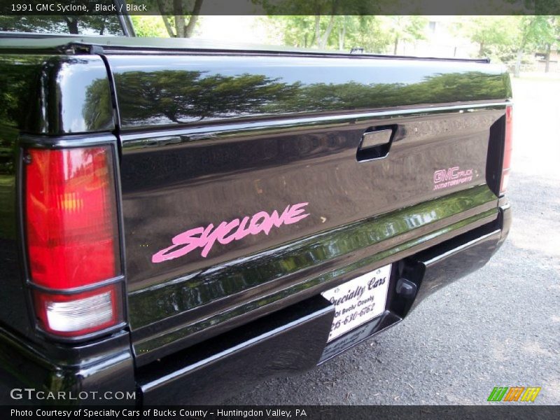 Black / Black 1991 GMC Syclone