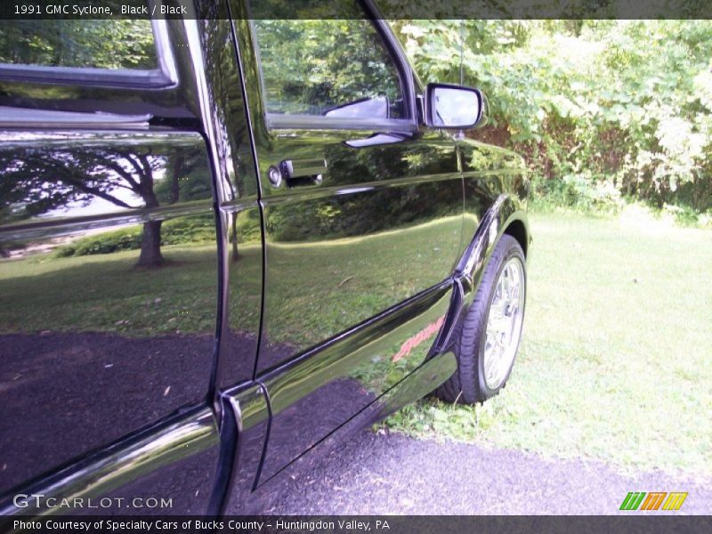 Black / Black 1991 GMC Syclone
