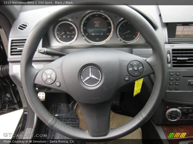 Black / Black 2010 Mercedes-Benz C 300 Sport