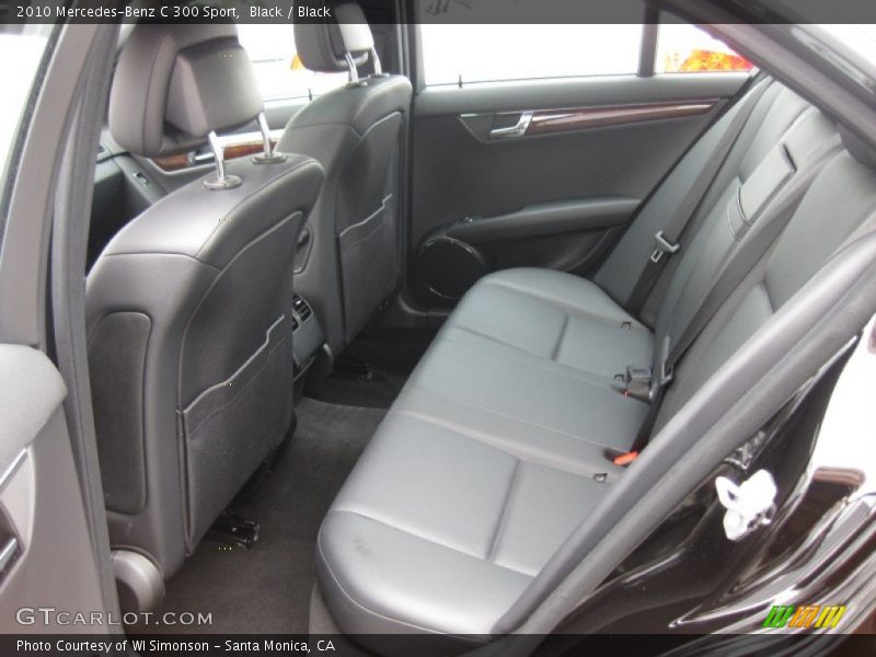 Black / Black 2010 Mercedes-Benz C 300 Sport