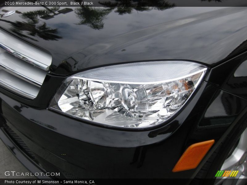 Black / Black 2010 Mercedes-Benz C 300 Sport