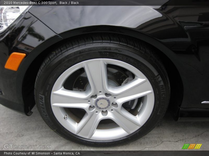 Black / Black 2010 Mercedes-Benz C 300 Sport