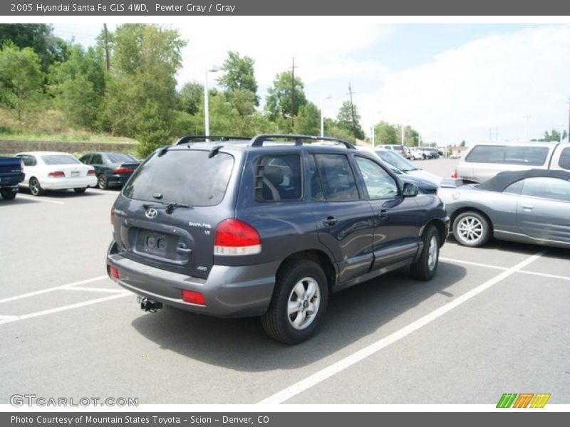 Pewter Gray / Gray 2005 Hyundai Santa Fe GLS 4WD