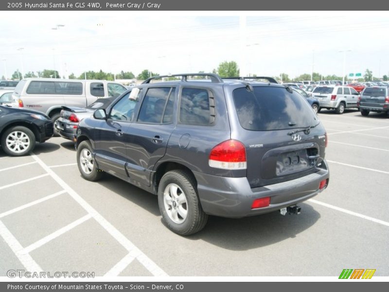 Pewter Gray / Gray 2005 Hyundai Santa Fe GLS 4WD