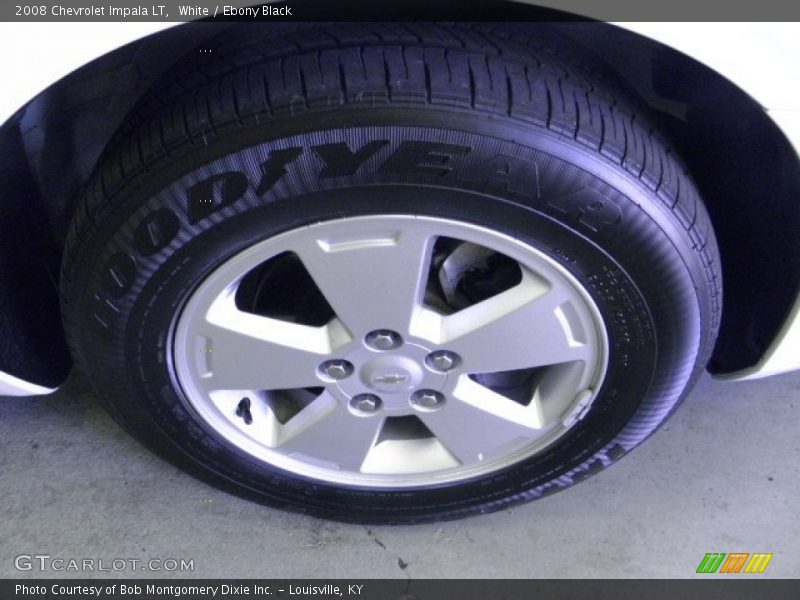 White / Ebony Black 2008 Chevrolet Impala LT