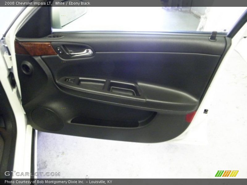 White / Ebony Black 2008 Chevrolet Impala LT