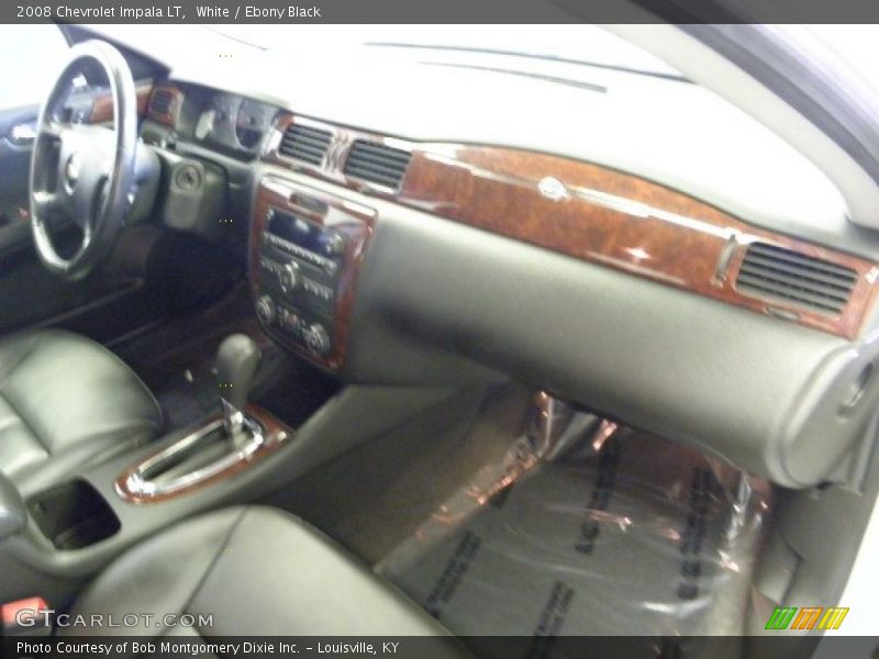 White / Ebony Black 2008 Chevrolet Impala LT