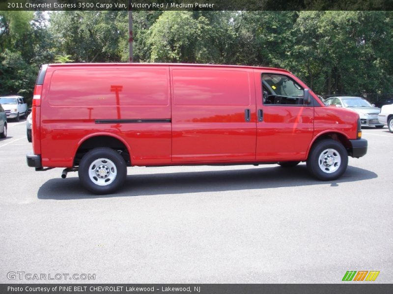  2011 Express 3500 Cargo Van Victory Red