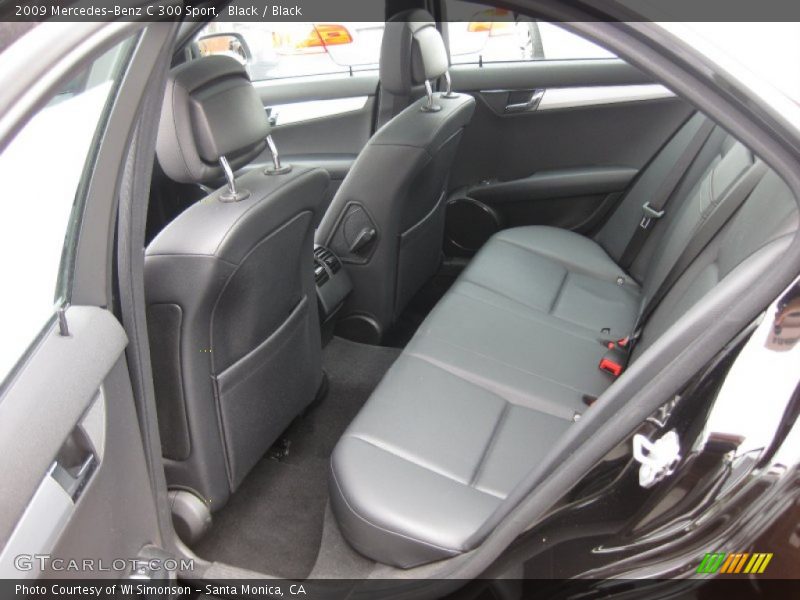 Black / Black 2009 Mercedes-Benz C 300 Sport