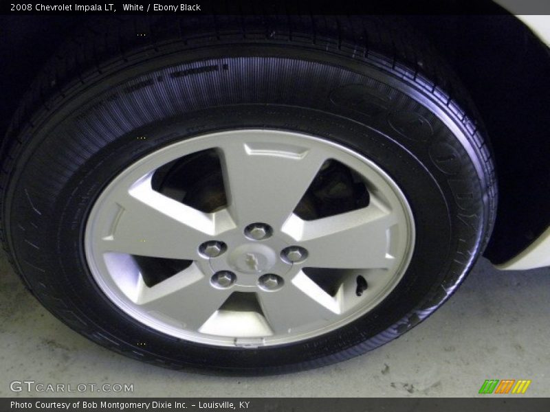 White / Ebony Black 2008 Chevrolet Impala LT