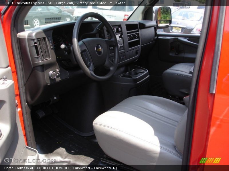Victory Red / Medium Pewter 2011 Chevrolet Express 3500 Cargo Van