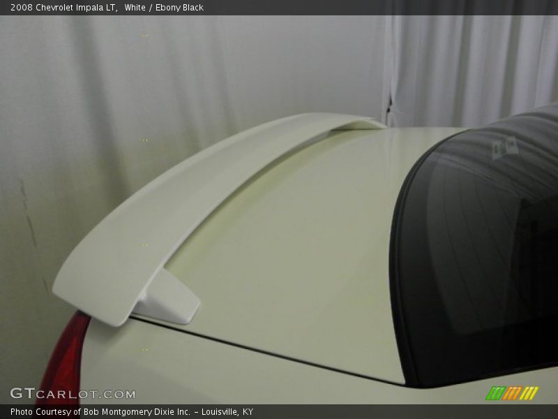 White / Ebony Black 2008 Chevrolet Impala LT
