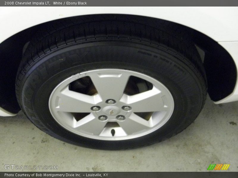 White / Ebony Black 2008 Chevrolet Impala LT