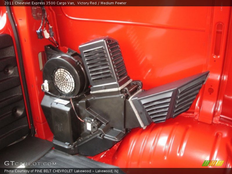Victory Red / Medium Pewter 2011 Chevrolet Express 3500 Cargo Van