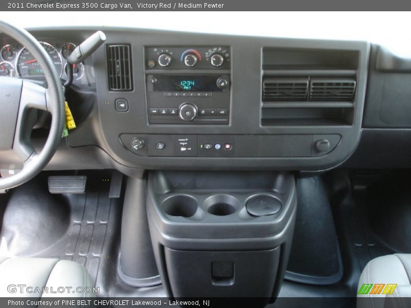 Victory Red / Medium Pewter 2011 Chevrolet Express 3500 Cargo Van