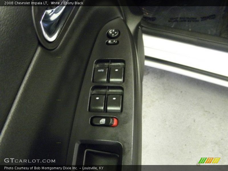 White / Ebony Black 2008 Chevrolet Impala LT