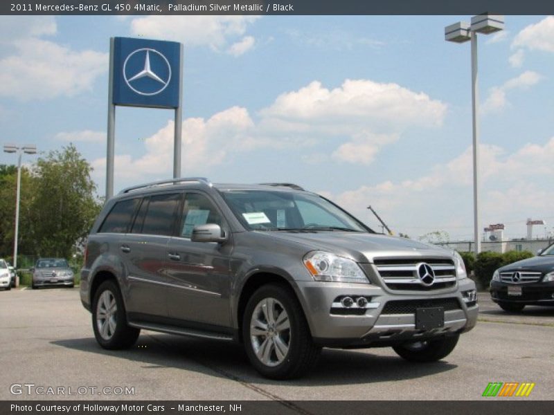 Palladium Silver Metallic / Black 2011 Mercedes-Benz GL 450 4Matic