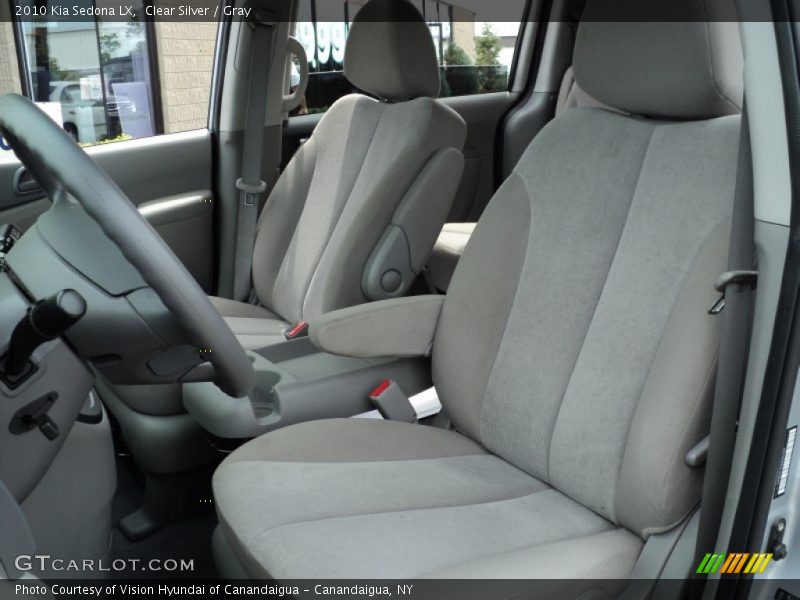 Clear Silver / Gray 2010 Kia Sedona LX