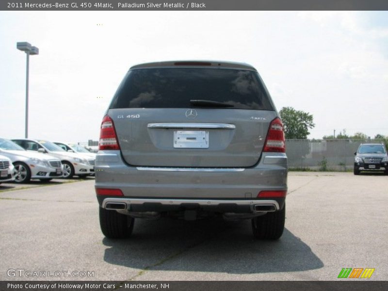 Palladium Silver Metallic / Black 2011 Mercedes-Benz GL 450 4Matic