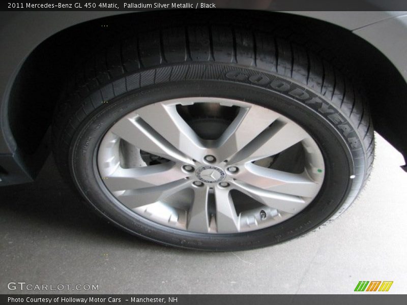 Palladium Silver Metallic / Black 2011 Mercedes-Benz GL 450 4Matic